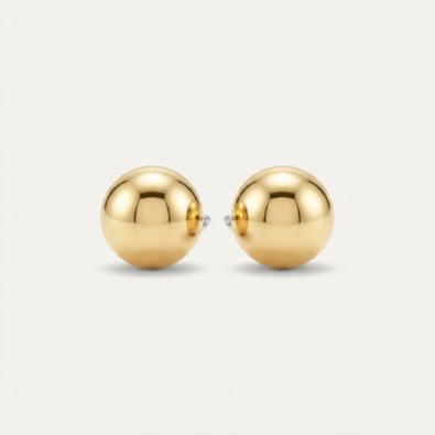 Gold Classic Ball Studs