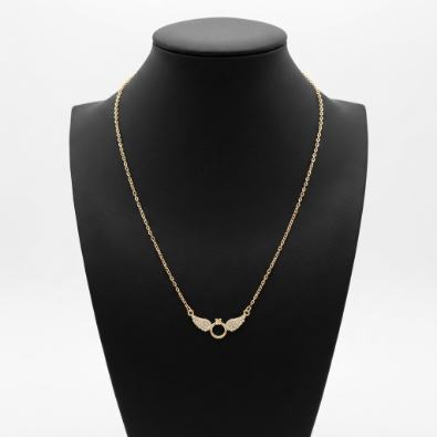 Winged Ring Necklace